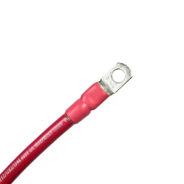 Marine Battery Cable, 4 AWG Gauge, Tinned Copper w/ Red PVC, 96